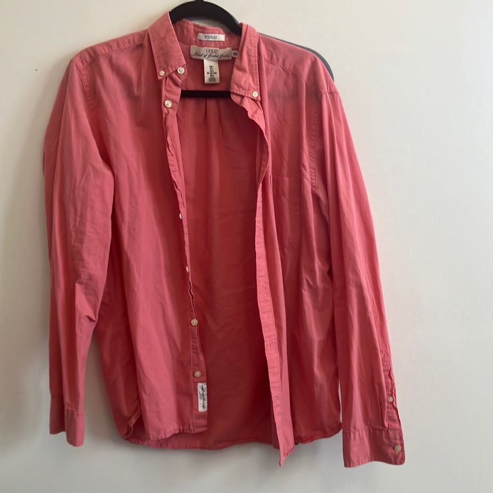 LOGG Label of Graded Good H&M Pink Button Down Shirt - Sz Large
